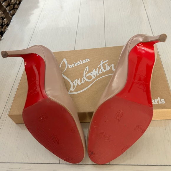 Used in excellent condition including new red soles.  Worn only a few times - Picture 2 of 3